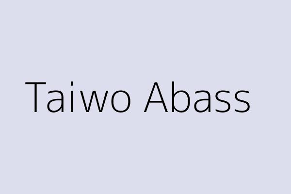 Taiwo Abass